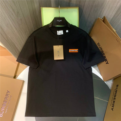 Tee-shirt burberry noir/orange